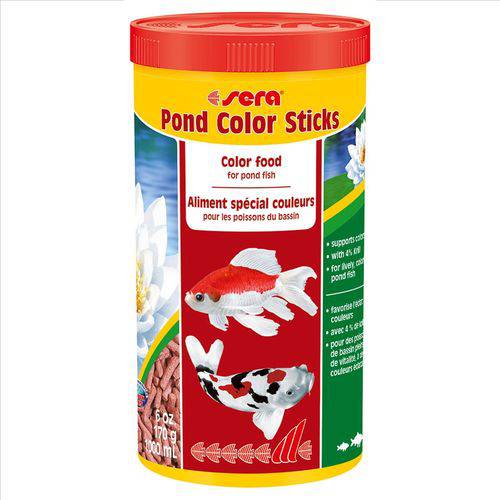 Ração Sera Pond Color Sticks 170g