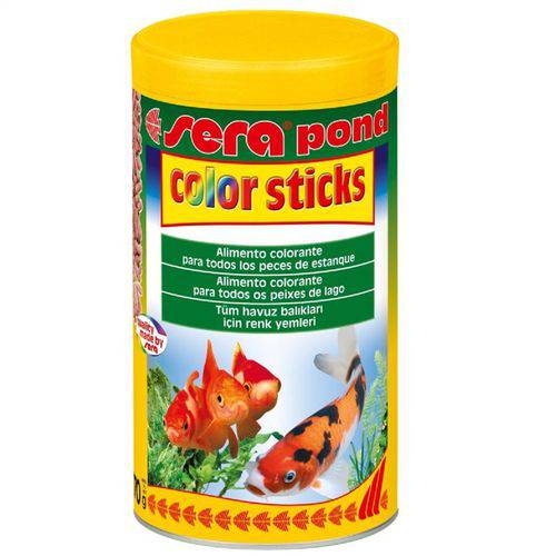 Ração Sera Pond Color Sticks para Peixes - 170g