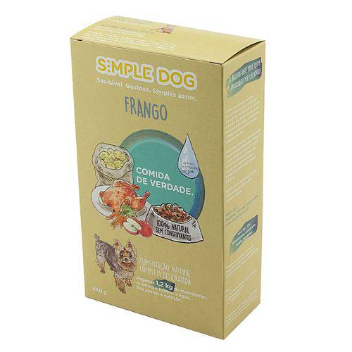 Ração Simple Dog para Cães Sabor Frango - 440g