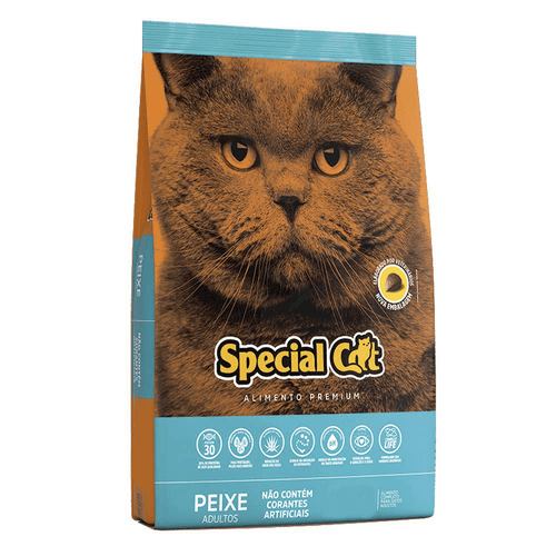 Ração Special Cat 2ª Geração Sabor Peixe para Gatos Adultos 1kg