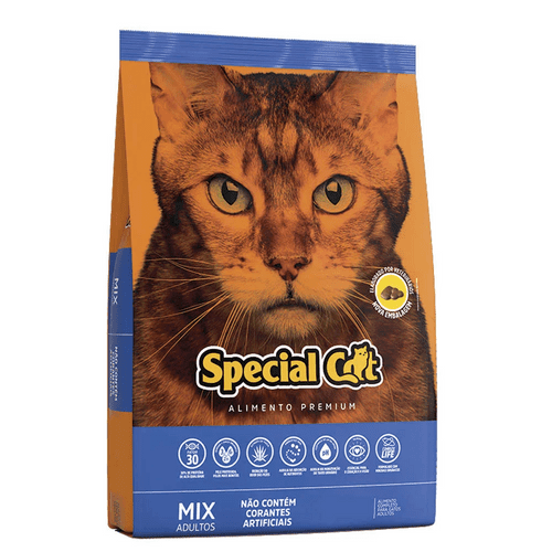 Ração Special Cat Mix 2ª Geração para Gatos Adultos 1kg