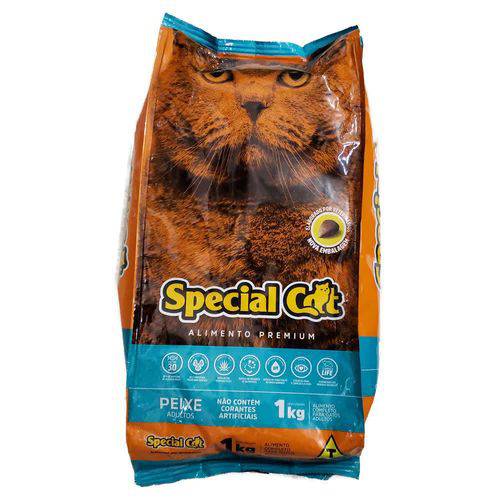 Ração Special Cat Premium Peixe para Gatos Adultos 1kg