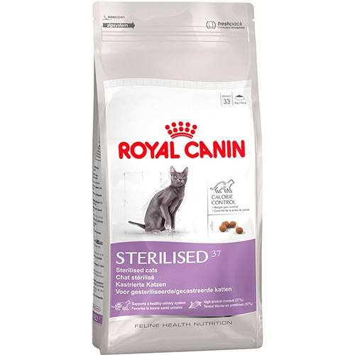 Ração Sterilised para Gatos Adultos Castrados 400g - Royal Canin