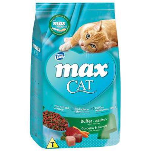 Ração Total Max Cat Buffet Cordeiro e Frango para Gatos Adultos - 8kg
