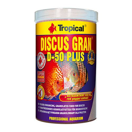 Ração Tropical Discus Gran D-50 Plus 110g Peixes Tropicais