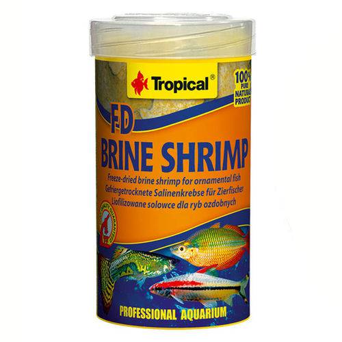 Ração Tropical Fd Brine Shrimp 8g Artemia Liofilizada Peixes