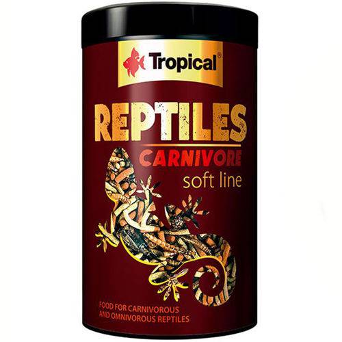 Ração Tropical Soft Line Reptiles Carnivore 260g