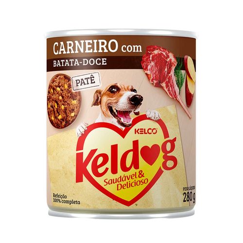 Ração Úmida Kelco Keldog Sabor Carneiro com Batata-Doce para Cães Adultos 280g