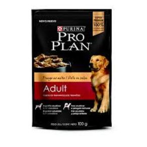 Ração Úmida Pro Plan Cão Adulto Sachê Carne 100g Ração Úmida Pro Plan Cão Adulto Sachê Carne 100g