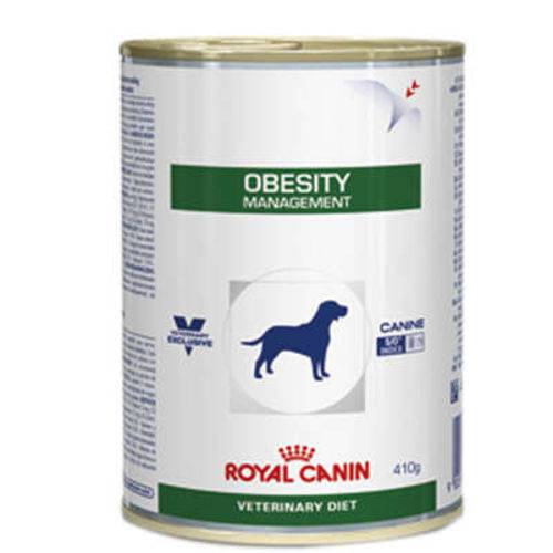Ração Úmida Royal Canin Lata Canine Veterinary Diet Obesity Management Wet - 410 G