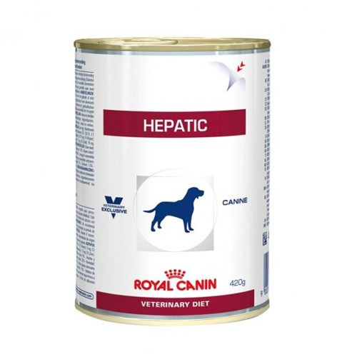 Ração Úmida Royal Canin Vet Diet Canine Hepatic Lata 420 G