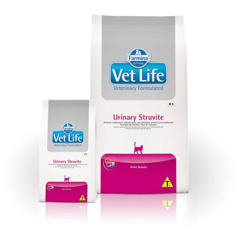 Ração Vet Life Natural Urinary Struvite para Gatos Adultos - Struvite - 400g