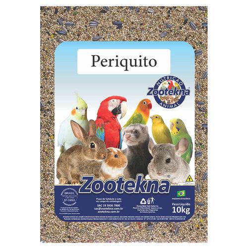 Ração Zootekna Brasileirinhos para Periquitos - 10kg