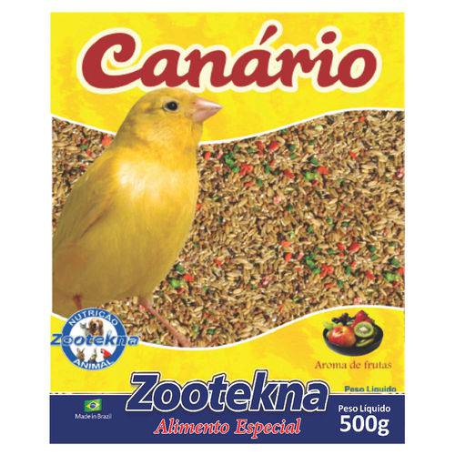 Ração Zootekna para Canários Mistura de Sementes - 500g