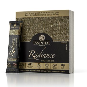 Radiance Protein Bar Essencial Nutrition Chocolate Gourmet 70g