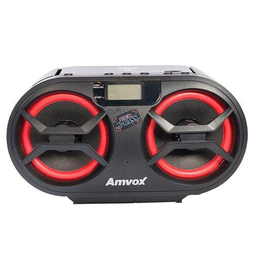 Rádio Amvox Amc-595 Cd, Entradas Usb, Auxiliar e Bluetooth, Rádio Fm, Display Digital, 15w Rms