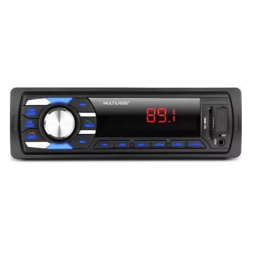 Rádio Automotivo Multilaser New Soul - FM Mp3 Entradas USB Cartão SD P2 P3323