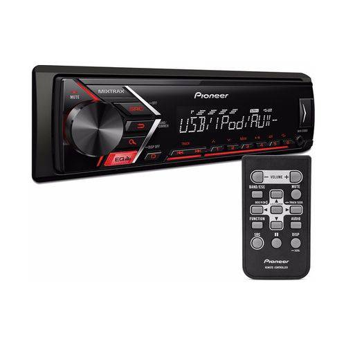 Radio Automotivo Pioneer Mvh-s108ui Mixtrax USB Controle