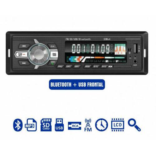 Radio Bluetooth para Carro Som Automotivo Fm Mp3 USB Sd Aux Pen Drive Rca - YDTECH