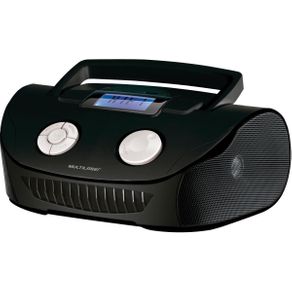 Rádio Boombox Multilaser SP182 15W RMS FM/USB/SD/P2 Preto