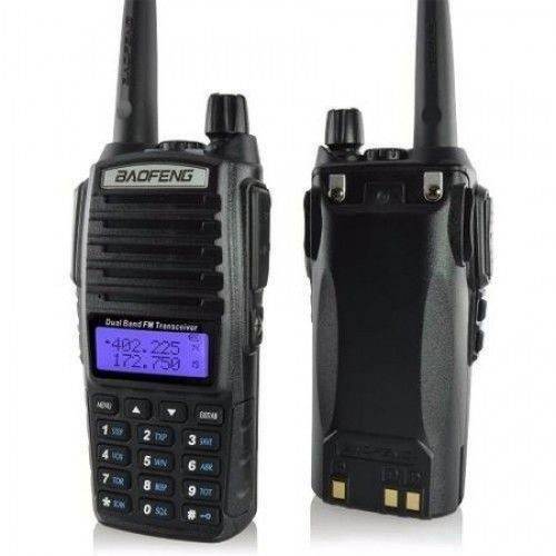 Radio Comunicador Baofeng Uv-82 Rádio Fm e Fone de Ouvido