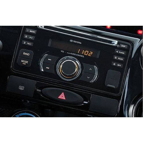 Radio 2 DIN com CD Player e Conexão USB COROLLA - Original Toyota