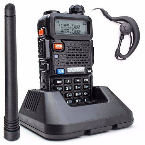 Rádio Dual Band Uv-5r 136-174/400-520 Mhz Fon