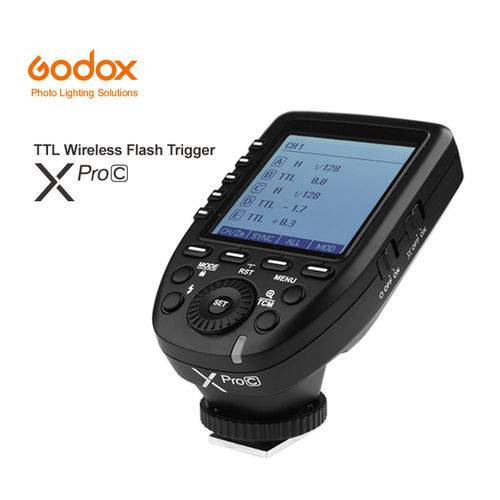 Rádio Flash Godox X Pro C para Canon Ttl/multi - Transmissor