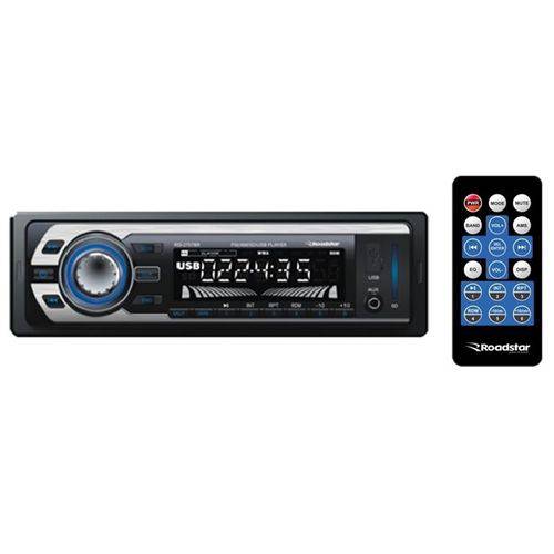 Rádio Mp3 Player Roadstar Rs2707 com Controle (entrada Usb/cartão)