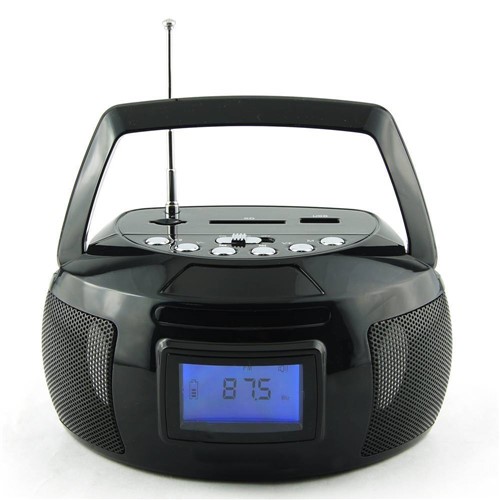 Rádio Portatil com Bluetooth - Relogio/Alarme - Usb /Tf Funçào Fm 6w - Ldcs111bpr