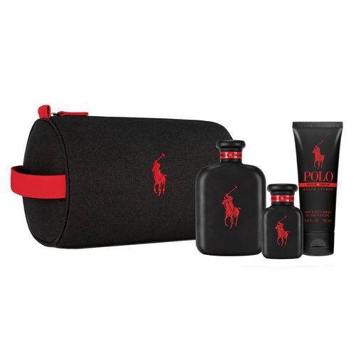 Ralph Lauren Polo Red Extreme Kit - Perfumes Edp + Gel de Banho
