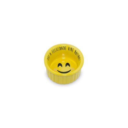 Ramequin 6cm 40ml (diverticon-felicidade) - Amarelo