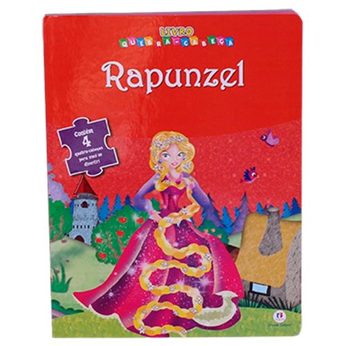 Rapunzel Livro Quebra Cabeça Rapunzel-Coleção Livro Quebra Cabeça