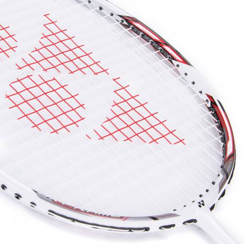 Raquete de Badminton Yonex Nanoray 70 Dx Branca e Prata