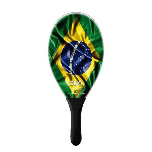 Raquete de Frescobol Evo Fibra de Vidro Brasil