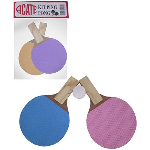 Raquete de Ping Pong com 2 Unidades Bolinha