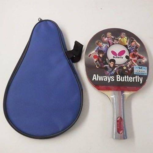 Raquete Tênis de Mesa Butterfly Tbc 401 Clássica + Raqueteira
