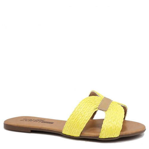 Rasteirinha Zariff Shoes Casual Amarelo