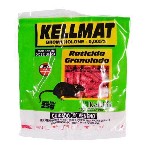 Raticida KellMat Granulado 25GR
