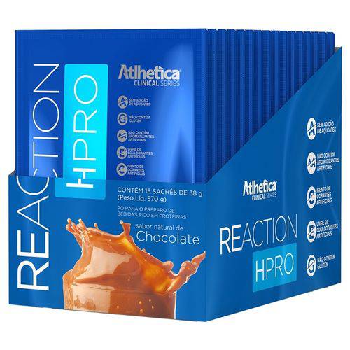 Reaction HPro (15 Sachês de 38g) - Atlhetica Clinical Series
