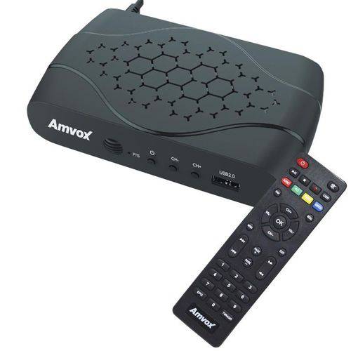 Receptor Conversor Tv Digital Full HD Função Gravador USB Hdmi Rca Amvox ACD 311 Bivolt