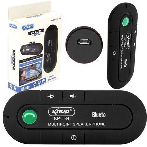 Receptor de Audio Bluetooth para Carro Celular Kp T84