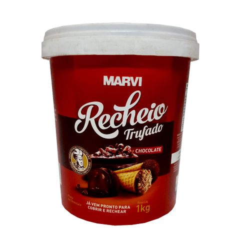 Recheio Chocolate Trufado 1kg - Marvi