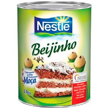 Recheio e Cobertura Beijinho Moça Nestle 2,400kg Recheio e Cobertura Beijinho Moça Nestlé 2,400kg