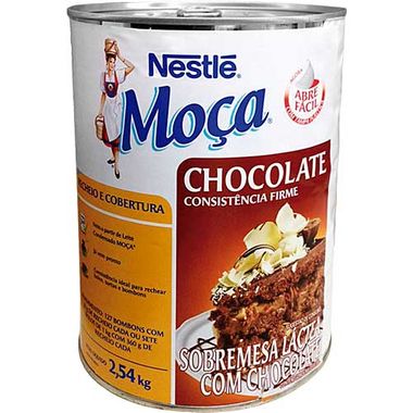 Recheio e Cobertura de Chocolate Moça Nestlé 2,540kg