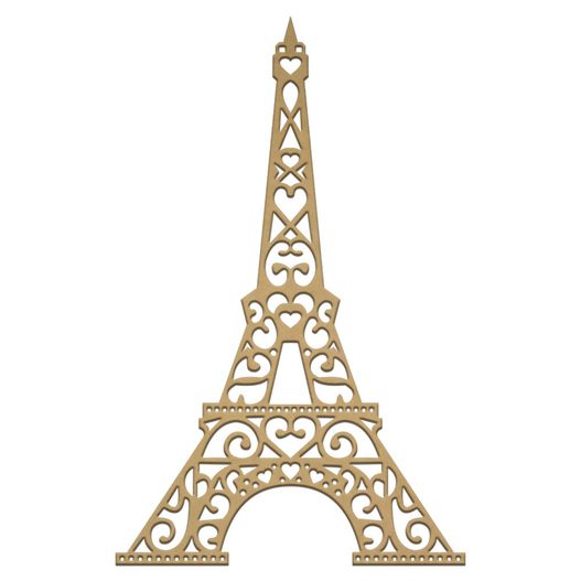 Recorte Laser Torre Eiffel G