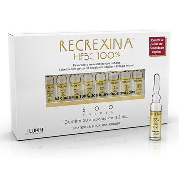 Recrexina Hfsc 100% - 500 Mulher Lupin 20 Ampolas