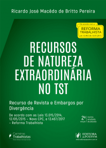 Recursos de Natureza Extraordinária no TST (2018)