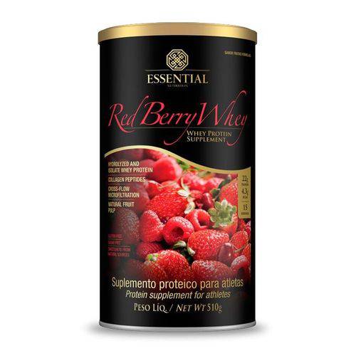Red Berry Whey Protein Puro Essential Nutrition 510g