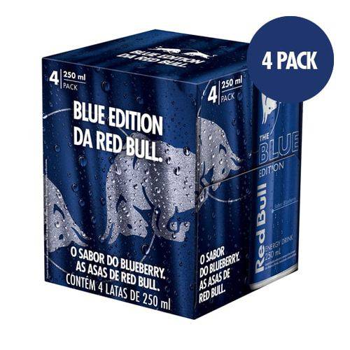 Red Bull Blue Edition - 4 Latas